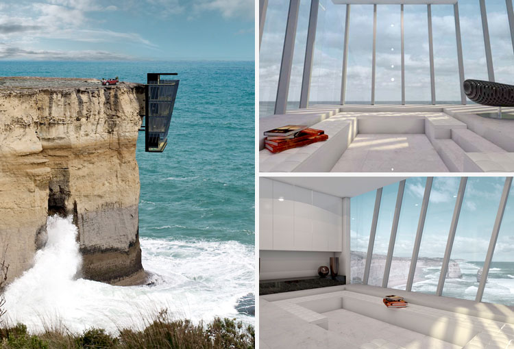 Cliff House: Live In A Futuristic House Hanging From A Cliff