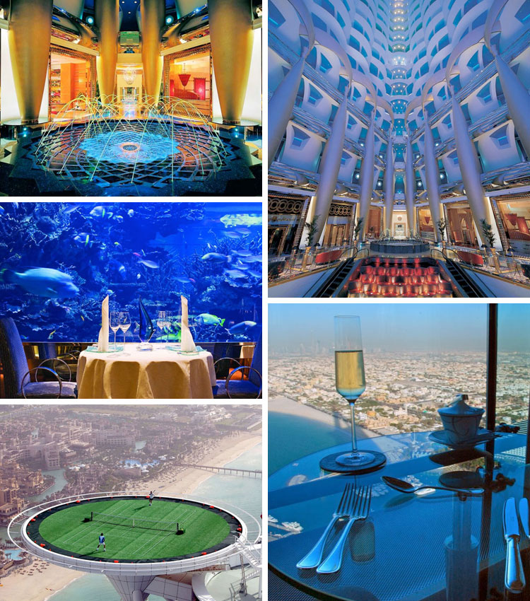 Burj Al Arab Hotel The Most Extreme Luxury In Dubai